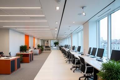 Vue de l'espace de travail Talentis Conseil à Lyon